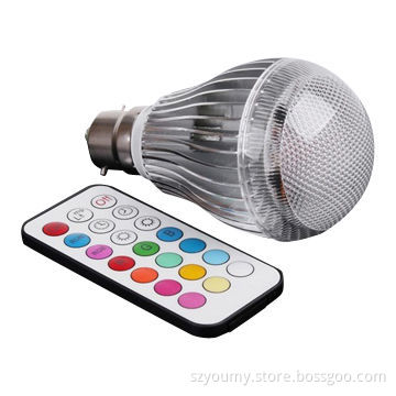 E14 E27 9W 85-265V RGB LED 16 Colors Change Bulb with Remote Control